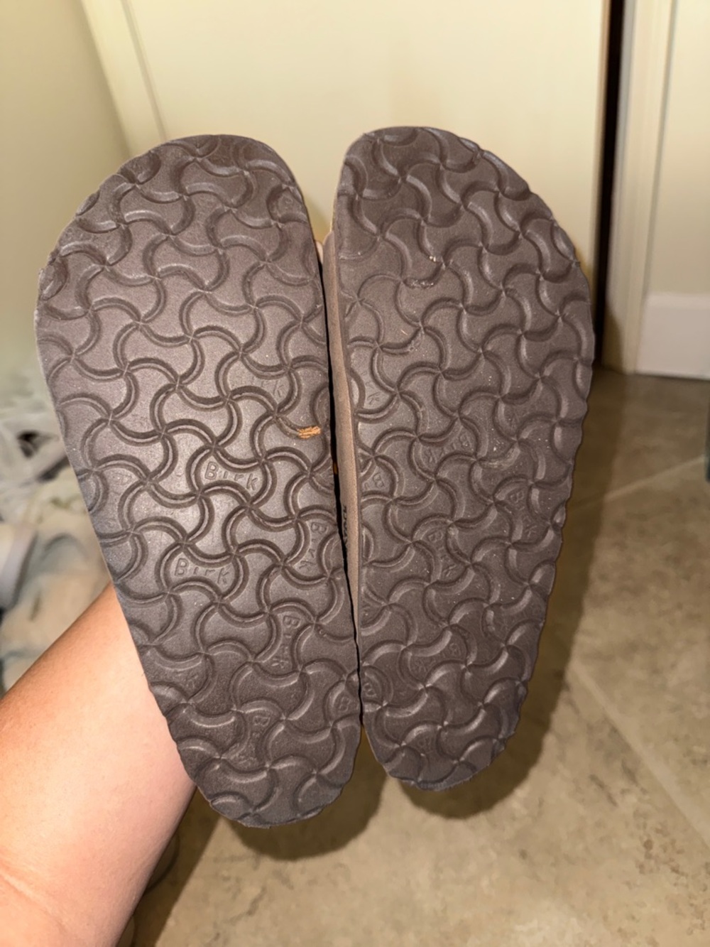 Birkenstock Brown Triple Strap Sandals - Picture 6 of 6
